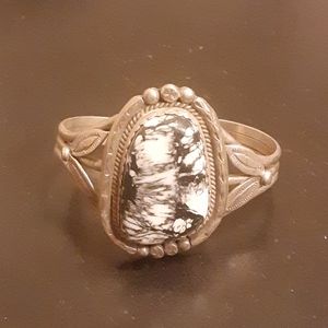 White Buffalo Turquoise Bracelet